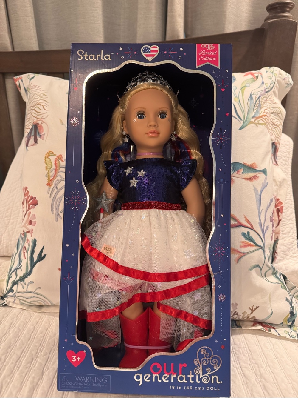 Starla Our Generation Patriotic Doll in Red, White & Blue